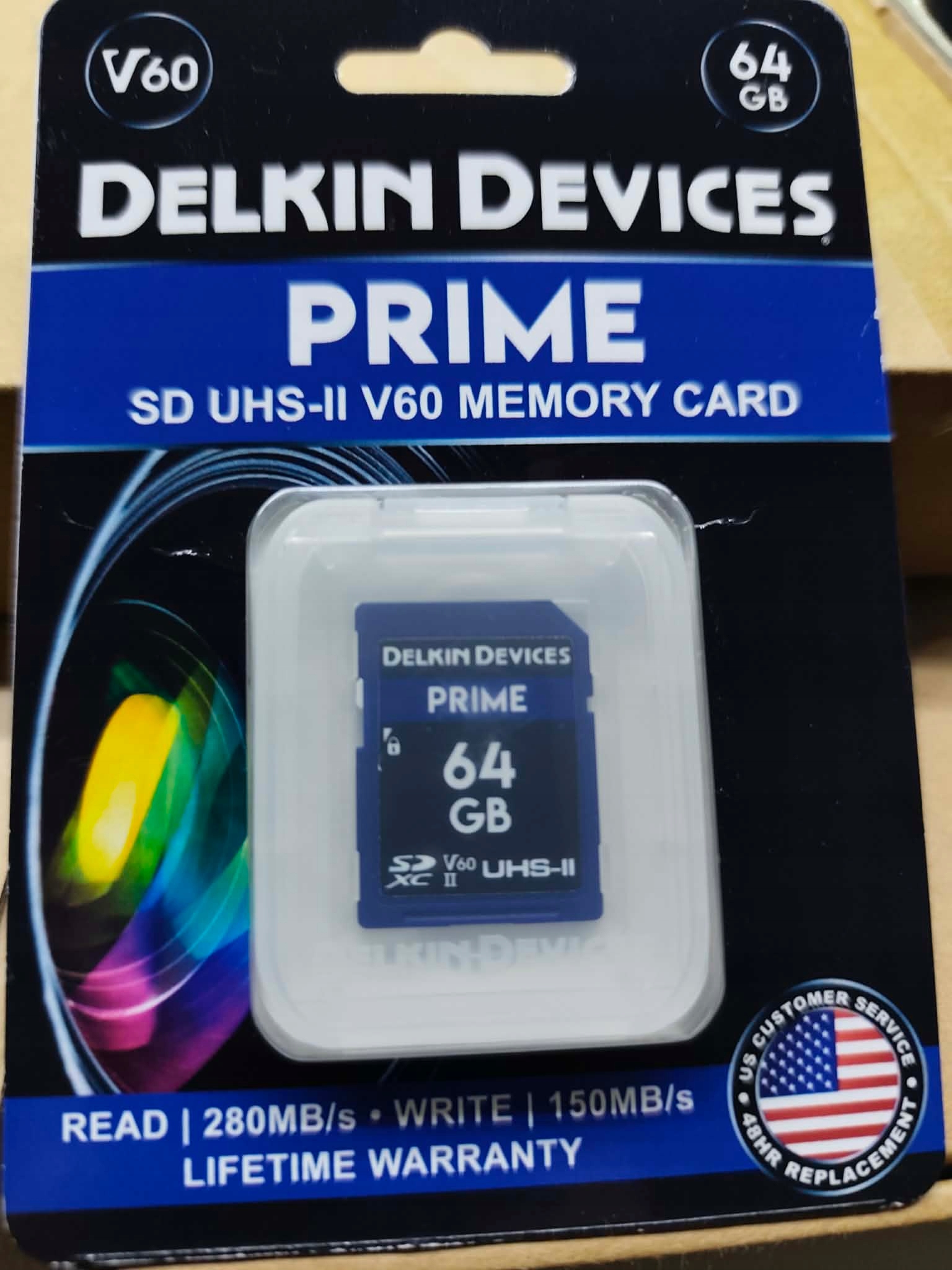 Delkin Devices 64 Gb Power Sdxc UHS-II (U3/V90)