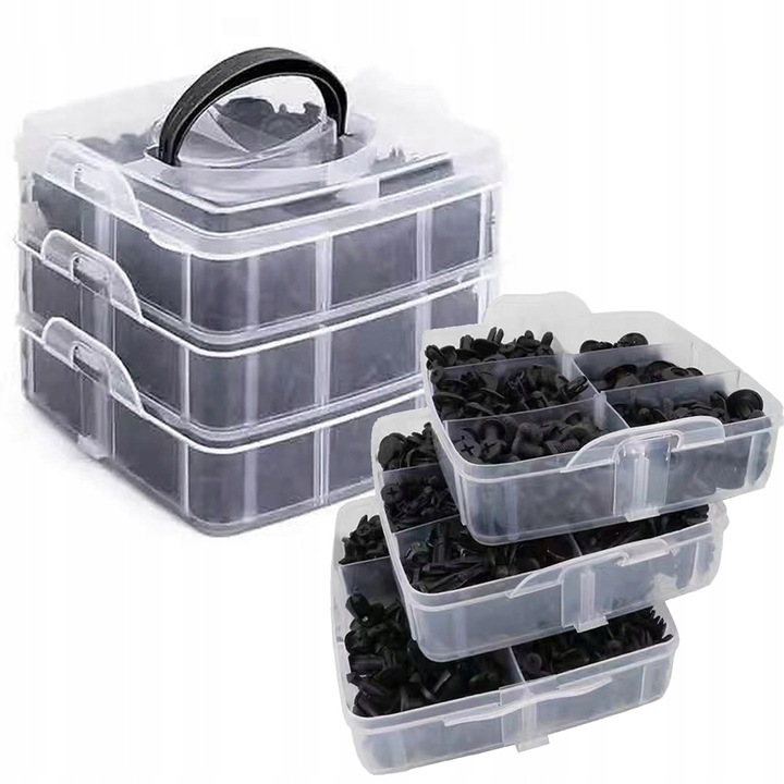 ZESTAW KLIPSÓW OTWIERAKÓW SAMOCHODOWYCH 630szt Kod producenta 1