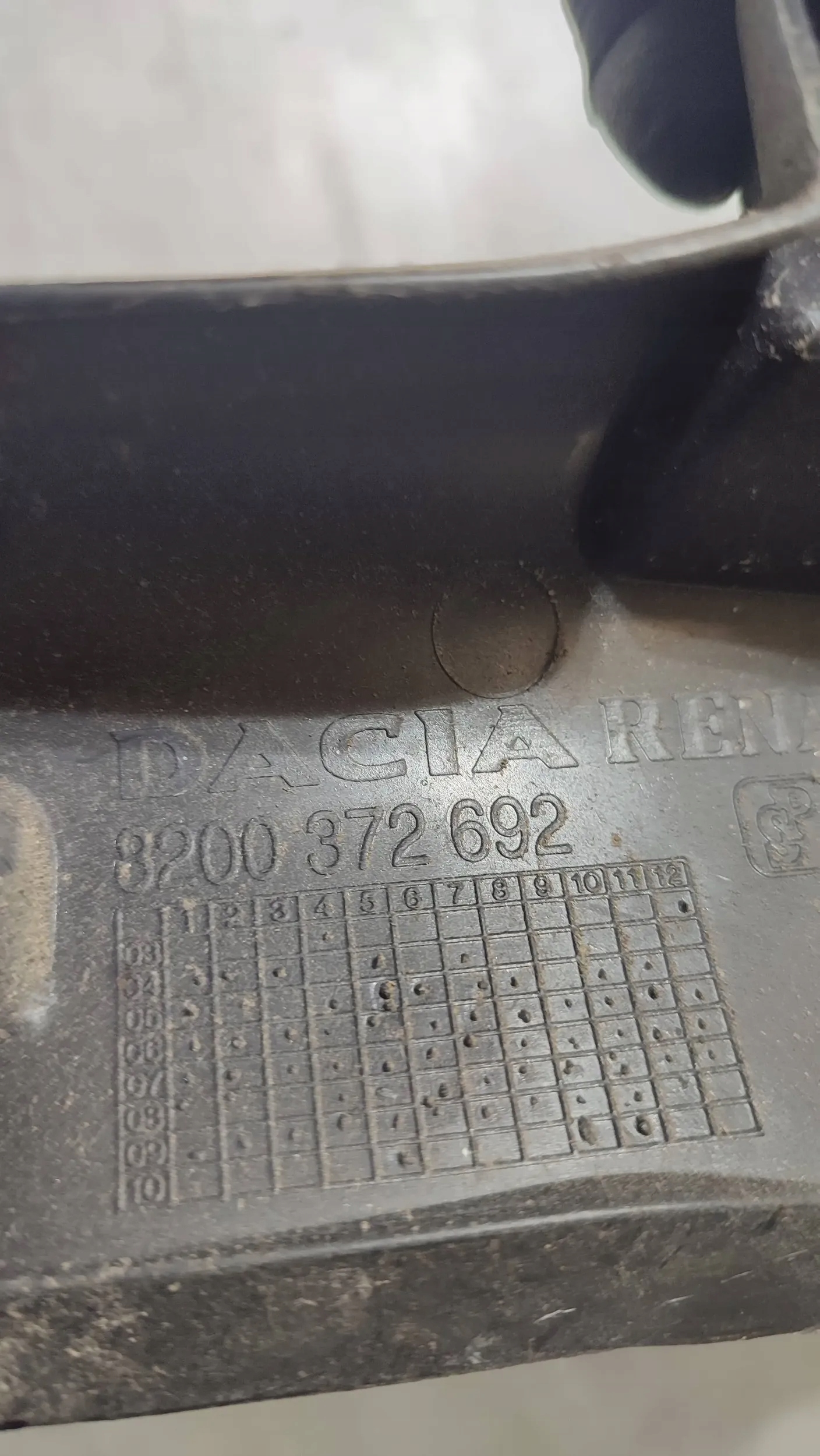 Dacia Logan II 2019r rear part side left cover