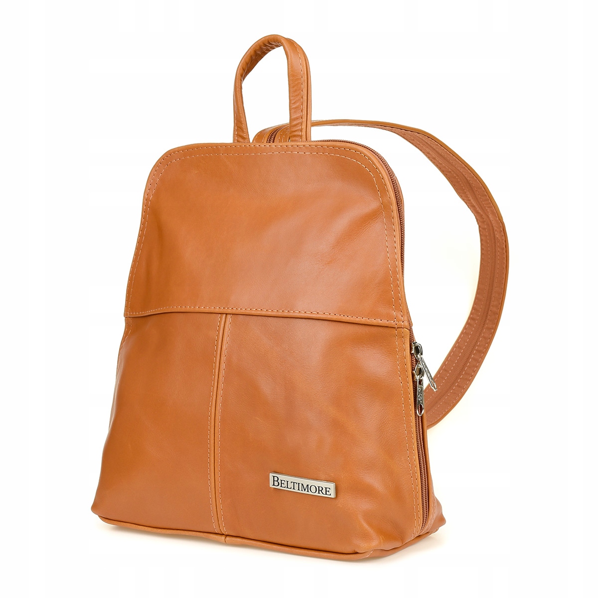 Batoh Kabelka 2v1 Přírodní kůže Malý Praktický Beltimore