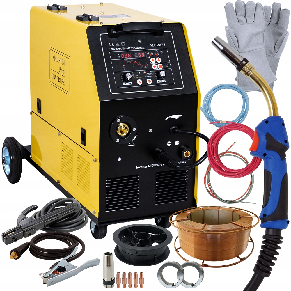 Spawarka MAGNUM MIG 280 MMA MIGOMAT SYNERGIA IGBT