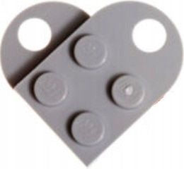 4You LEGO - 3176 CSEMPE 3X2 LYUK J. SZÜRKE (2db)