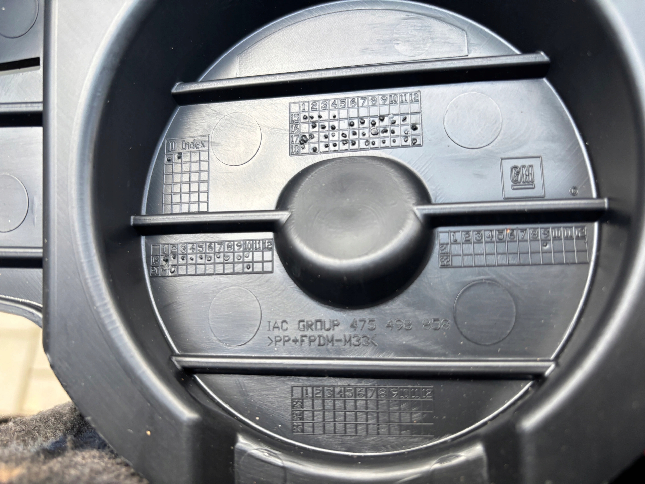 OPEL CROSLLAND X HALTER DER STOSSSTANGE 475498858