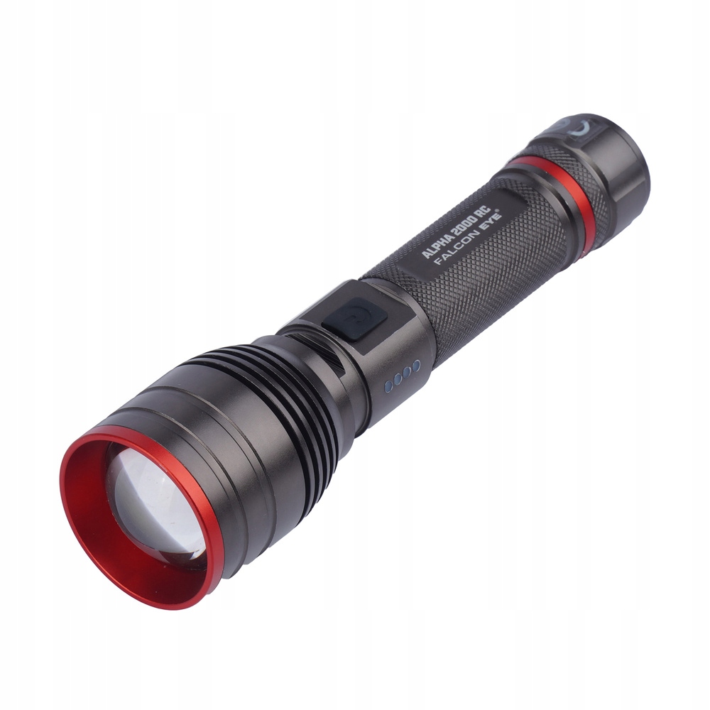 Ruční svítilna Falcon Eye Alpha 2000 Rc 2000 lm focus strobe černá