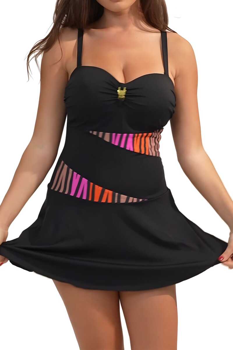 Self Plavky tankini skj Kiribati4 8900KR4 černé 85F