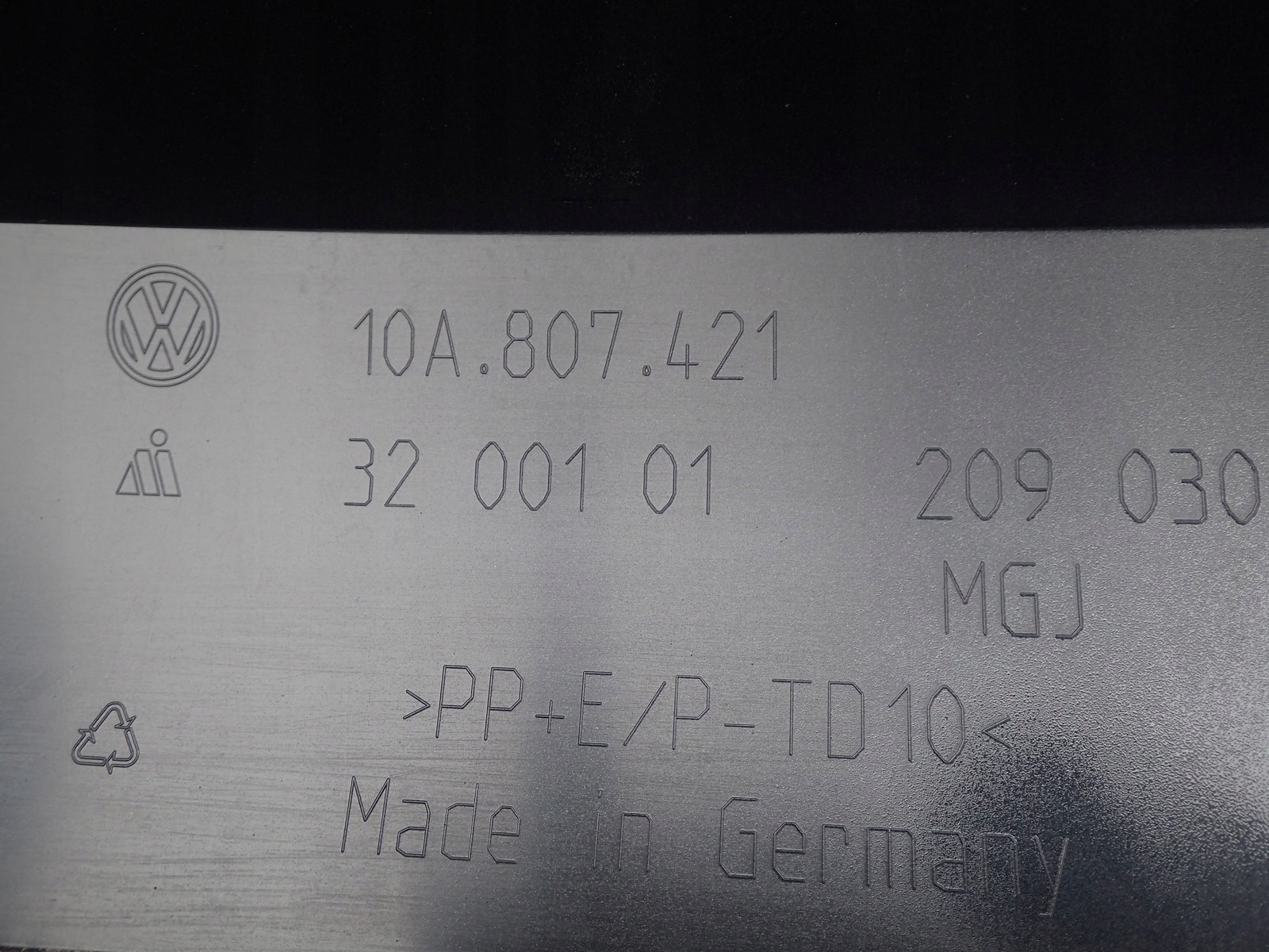 bumper rear part rear VW VOLKSWAGEN ID3 ID.3 E11 2020