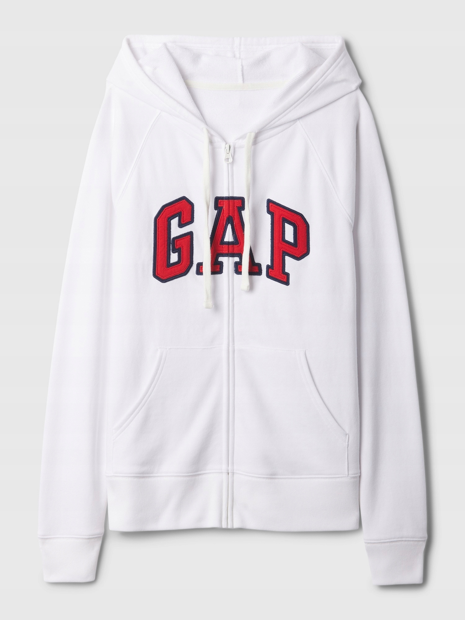 Gap Mikina s logem a kapucí bílá