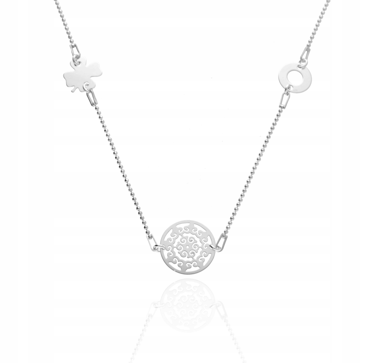 Náhrdelník Celebrita 3 Přívěsky ažur stříbro 925