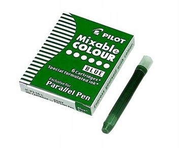 

Naboje atramentowe Pilot Parallel zielone 6 szt