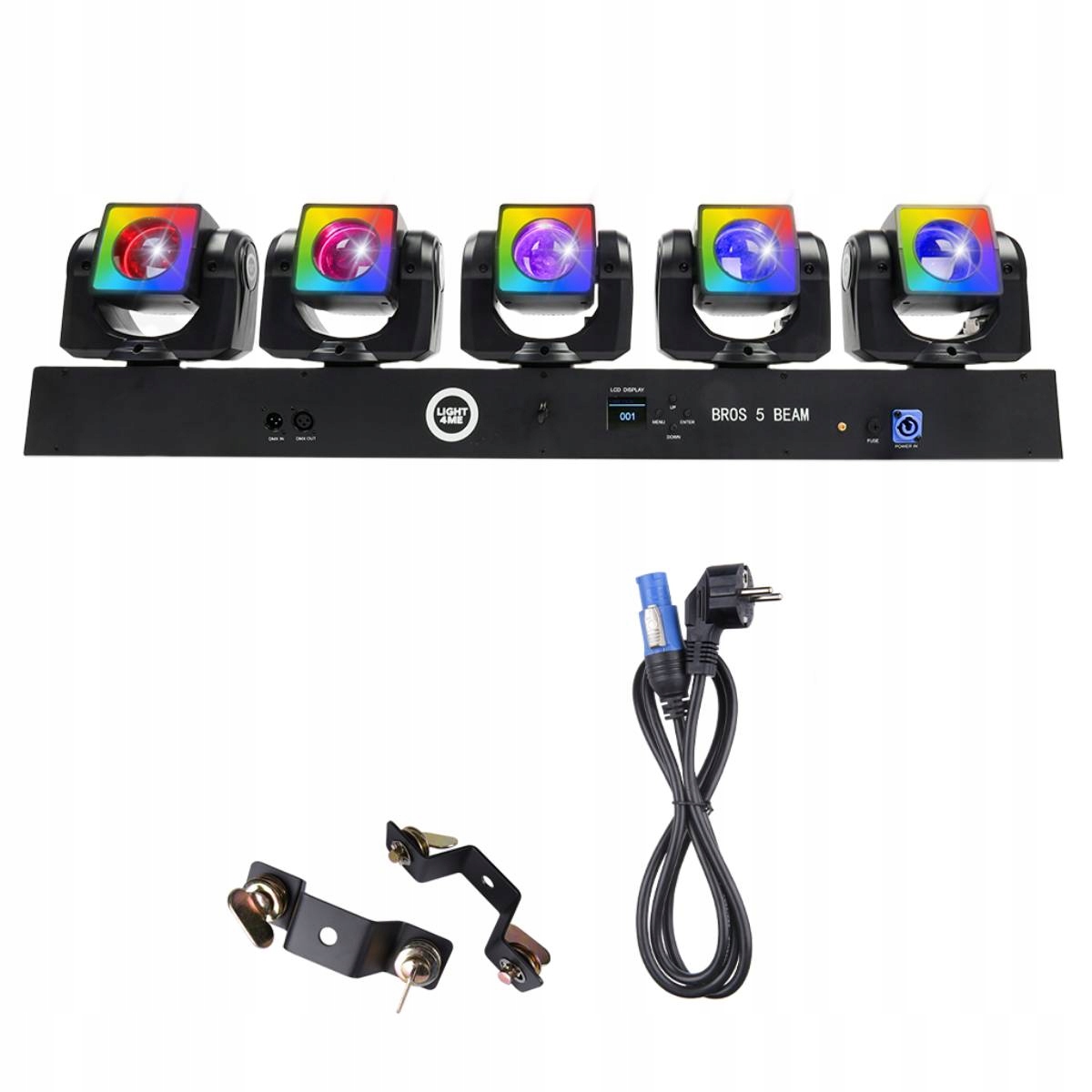 Głowa Ruchoma 5x Głowica Led Oświetlenie Sceniczne Efekt Świetlny Led