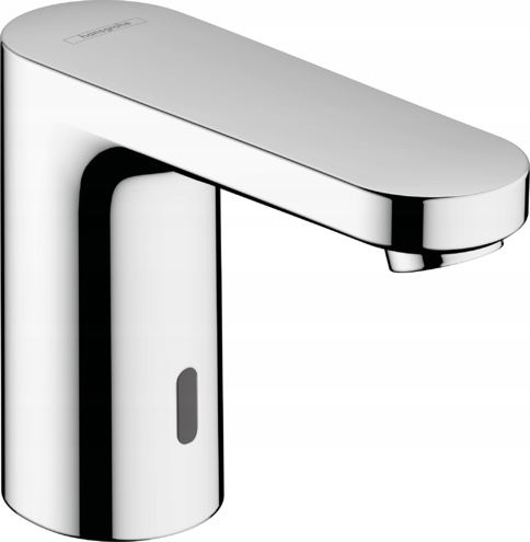 Bateria umywalkowa stojąca Hansgrohe Vernis Blend Podczerwień srebrny