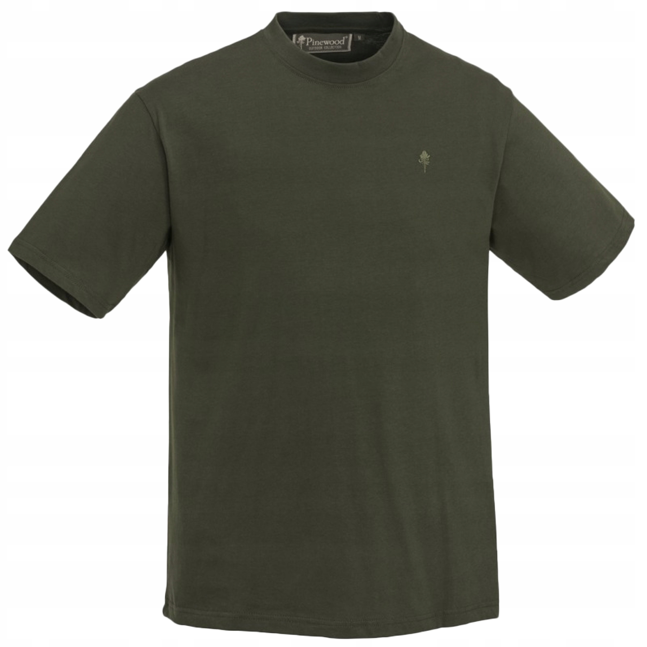 Pinewood 5447 T-shirt 3 Pack Green/h.bro/khak L