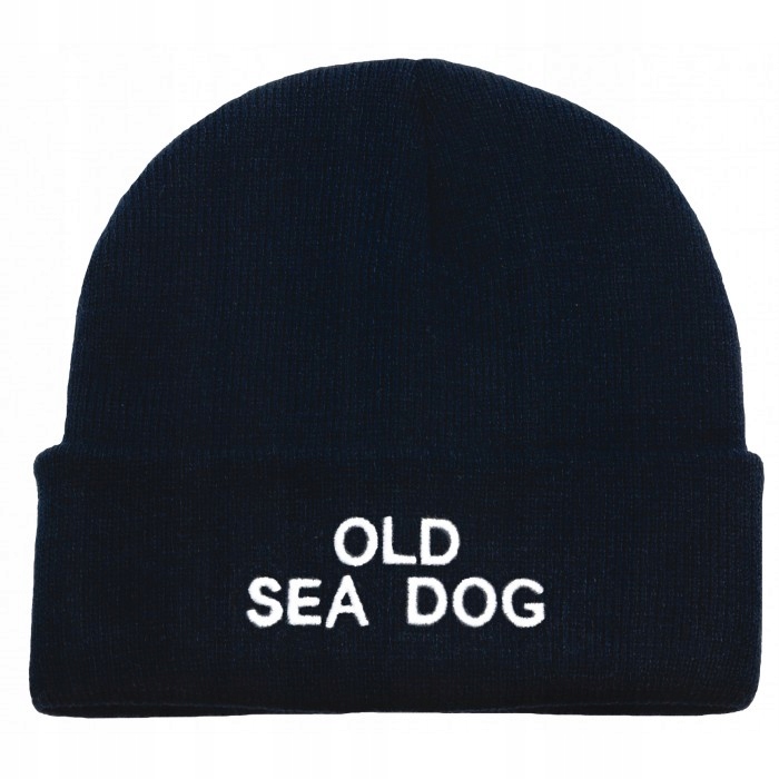 Czapka Zimowa Ciepła Dla Żeglarza Old Sea Dog Stary Wilk Morski Nauticalia