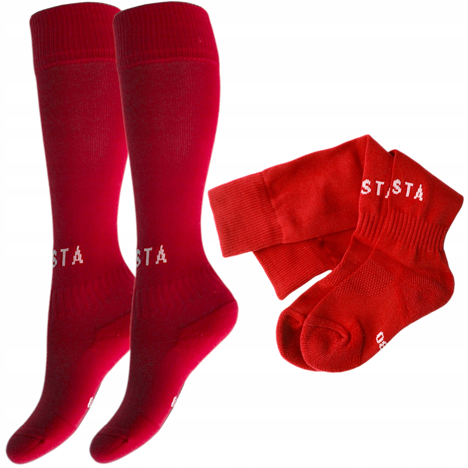 

Skarpety getry Kipsta piłkarskie czerwone r 31/34