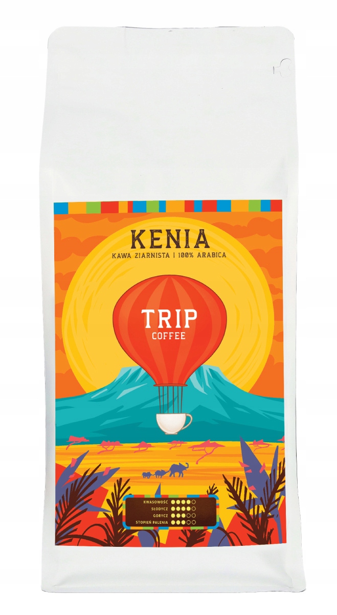 Levně Káva zrnková Trip Coffee Keňa 1 kg 100% arabica