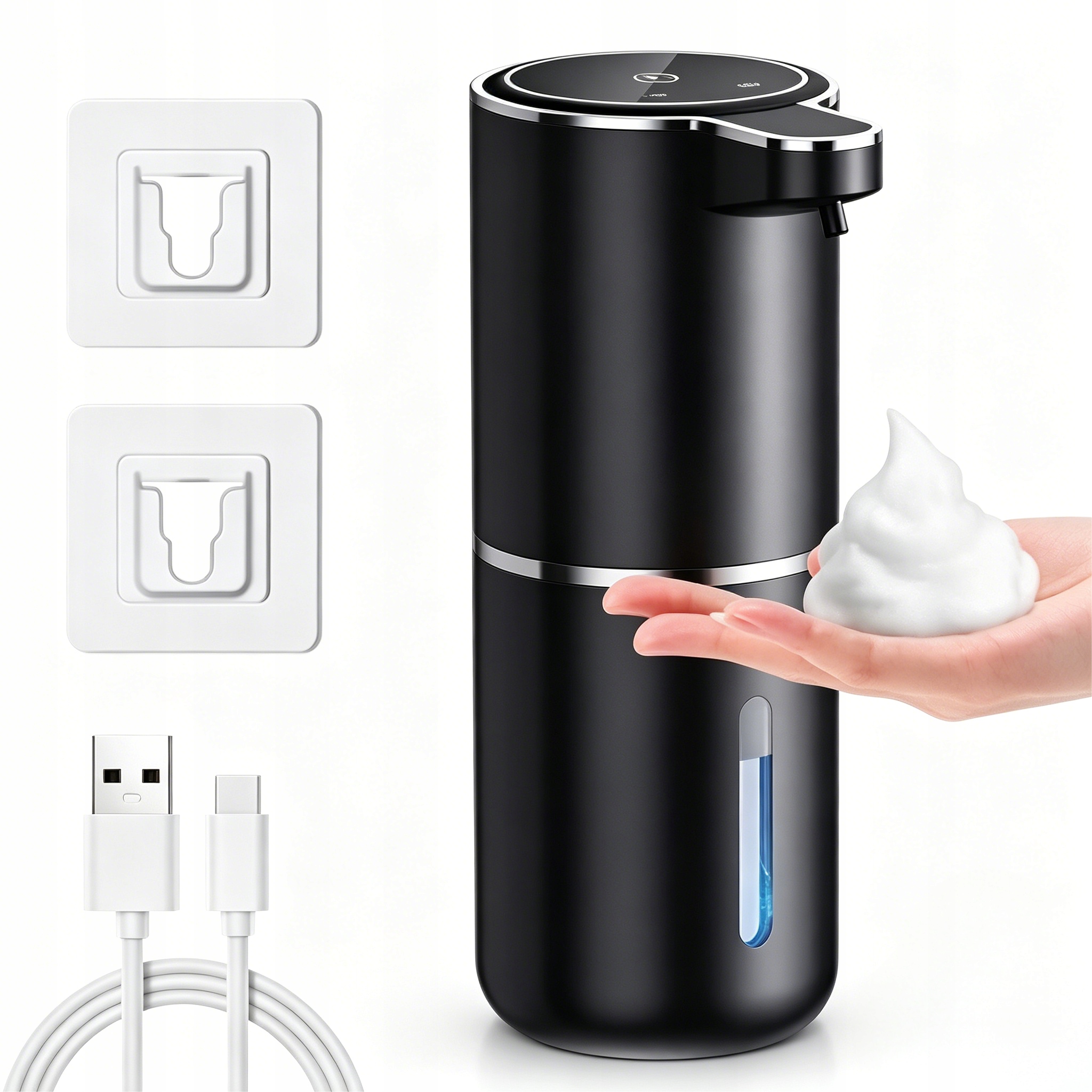 Velký bezdotykový automatický dávkovač gelového mýdla, dávkovač tekutiny Usb Ir