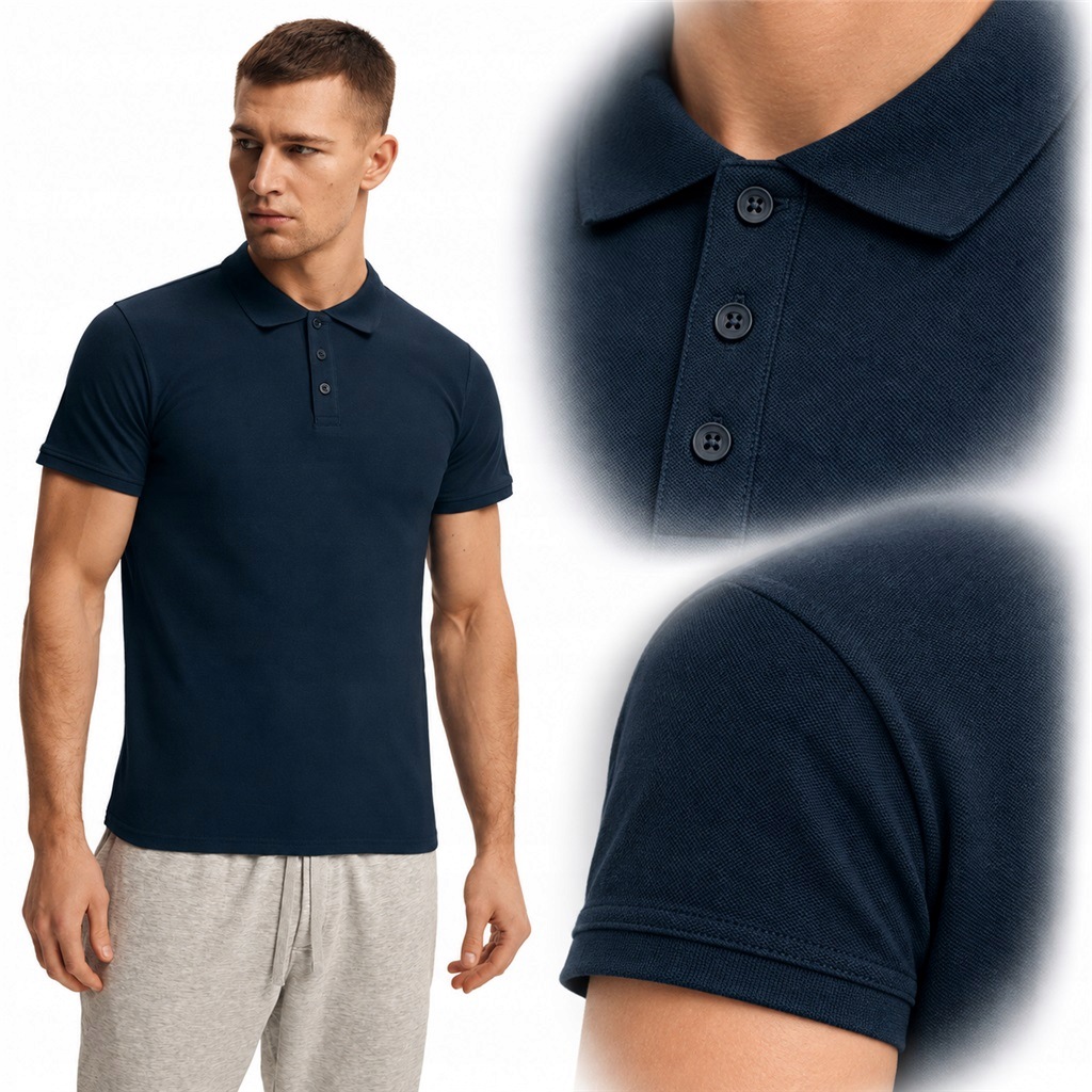 Pánská polokošile Henderson Mile 43025 námořnická modrá XL Anrr