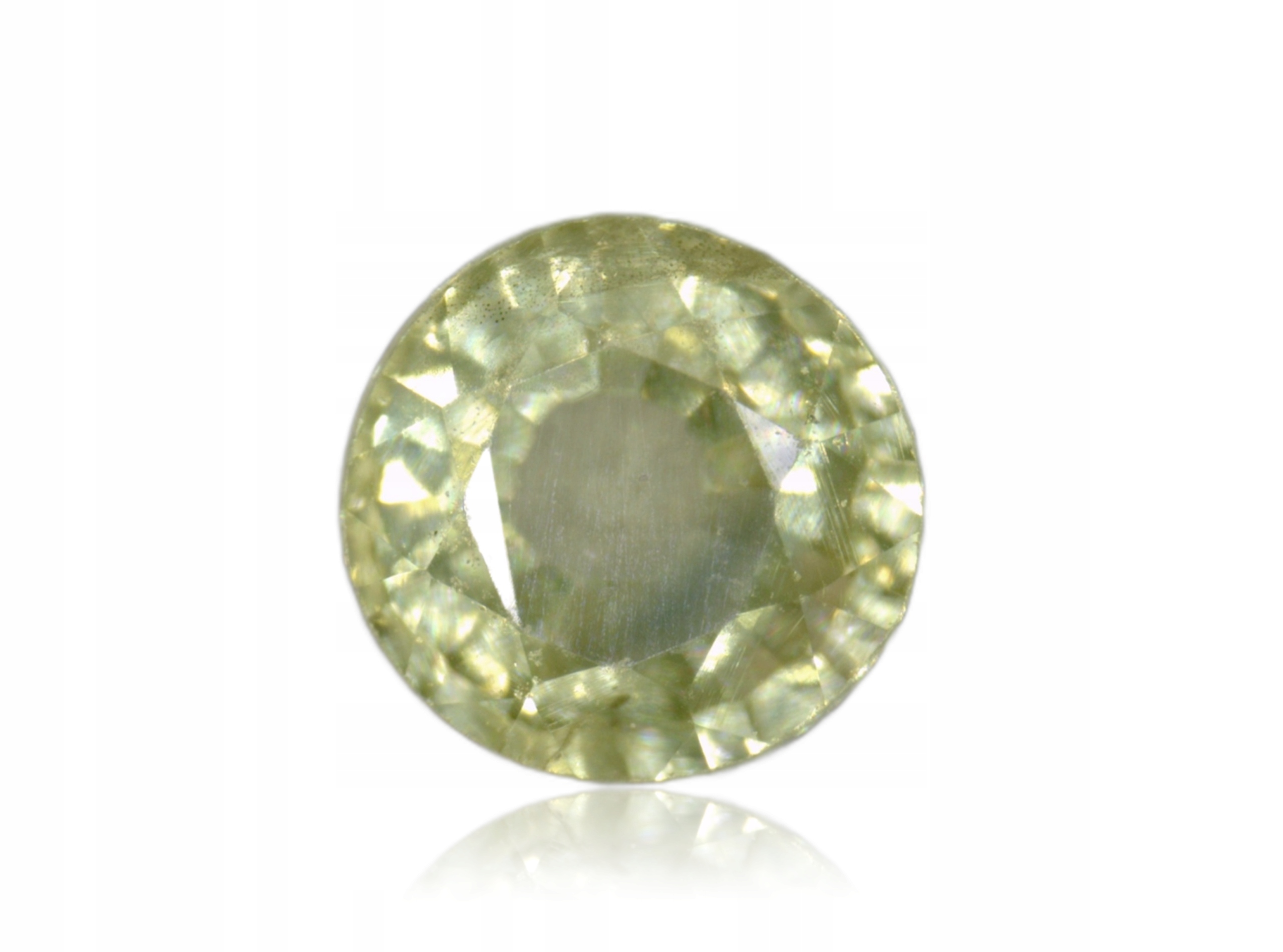 Safír 0.17ct Žlutý Kulatý eCertifikát Wbd