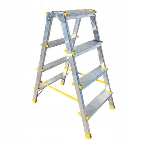 Schodíky Al obojstranné, 4 priečky, Alve 924