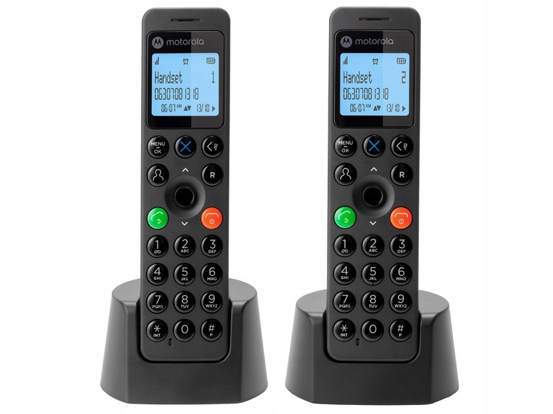 Telefon Motorola DOT202 Duo Dect Czarny