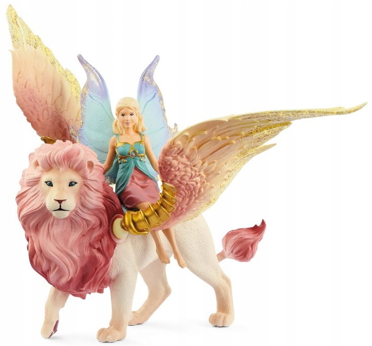SCHLEICH 70714 WRÓŻKA ELF NA SKRZYDLATYM LWIE BAYALA