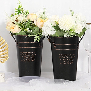 Metalowa doniczka ogrodowa LUXSPIRE 2 SZTUKI