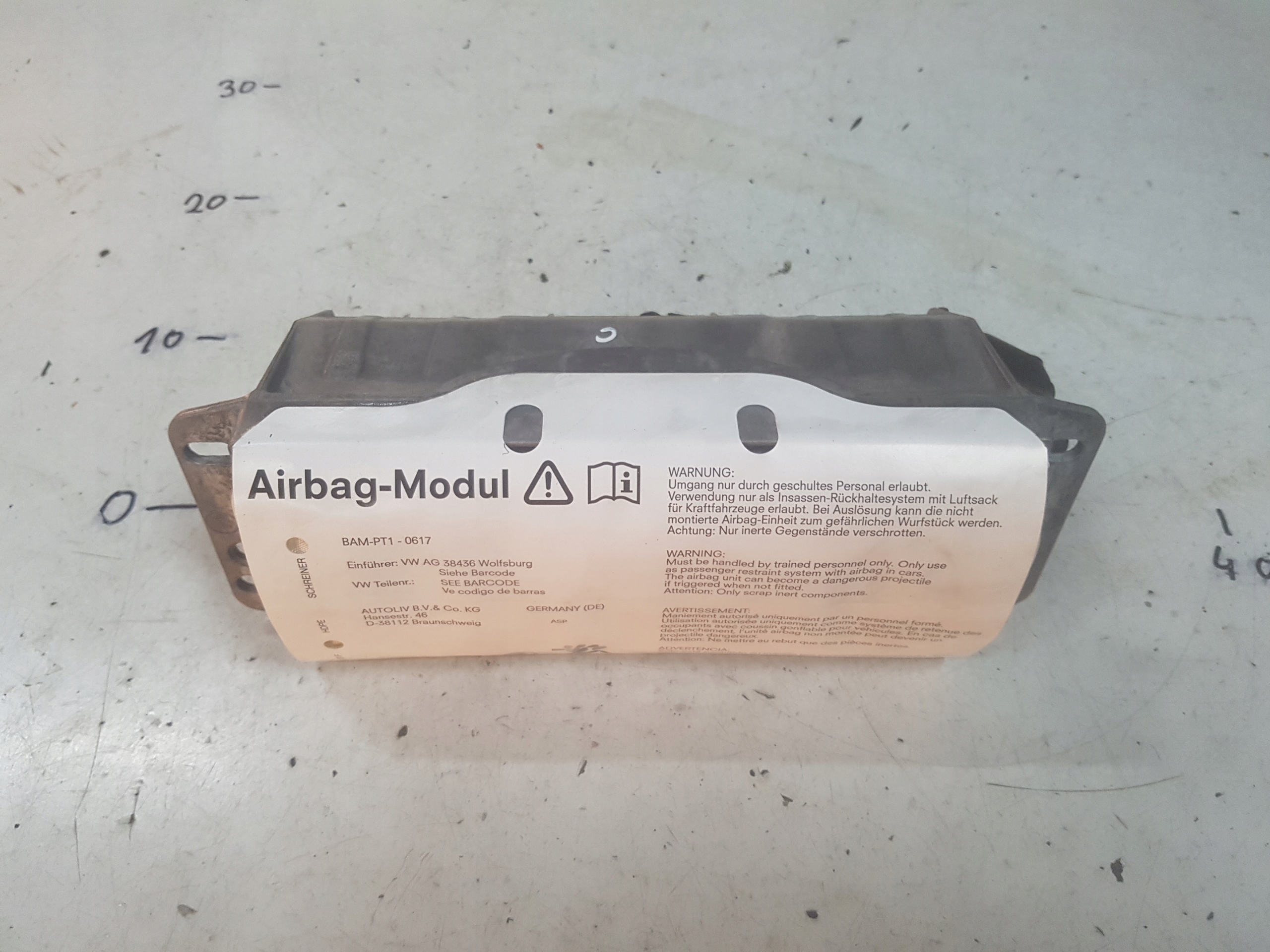 SKODA OCTAVIA 2 II 04-08r PODUSZKA AIRBAG PASAŻERA