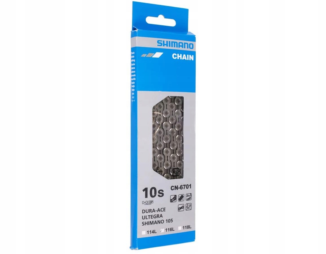 Łańcuch Shimano CN-6701 10-rzędowy 114L Ultegra Box (M)