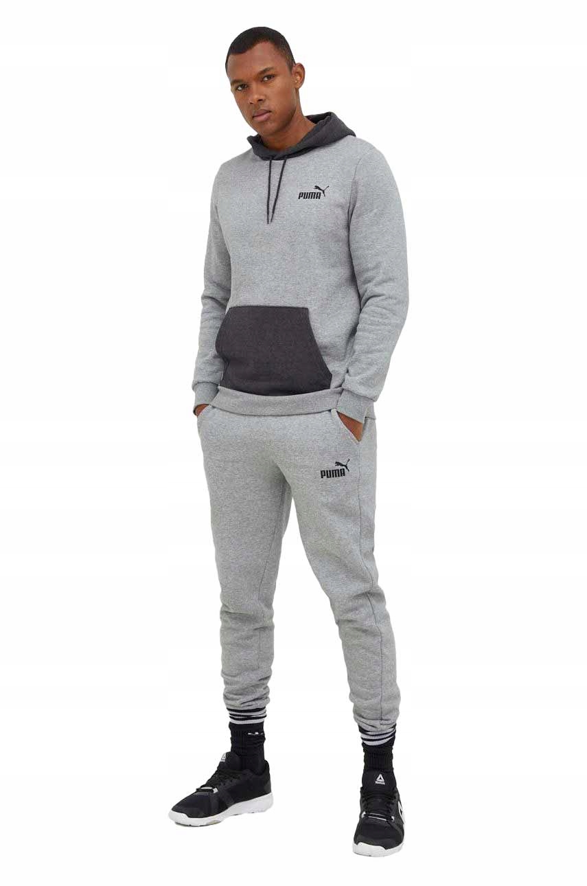 

Puma Męskie Dres Hooded Sweatsuit Szary r. M