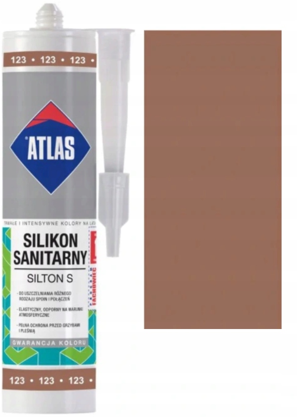 

Atlas Silikon Silton Jasnobrazowy 123 280ML