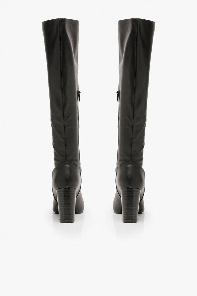 BOOHOO KOZAKI Z IMITACJI SKÓRY PRZED KOLANO 39 Marka Boohoo