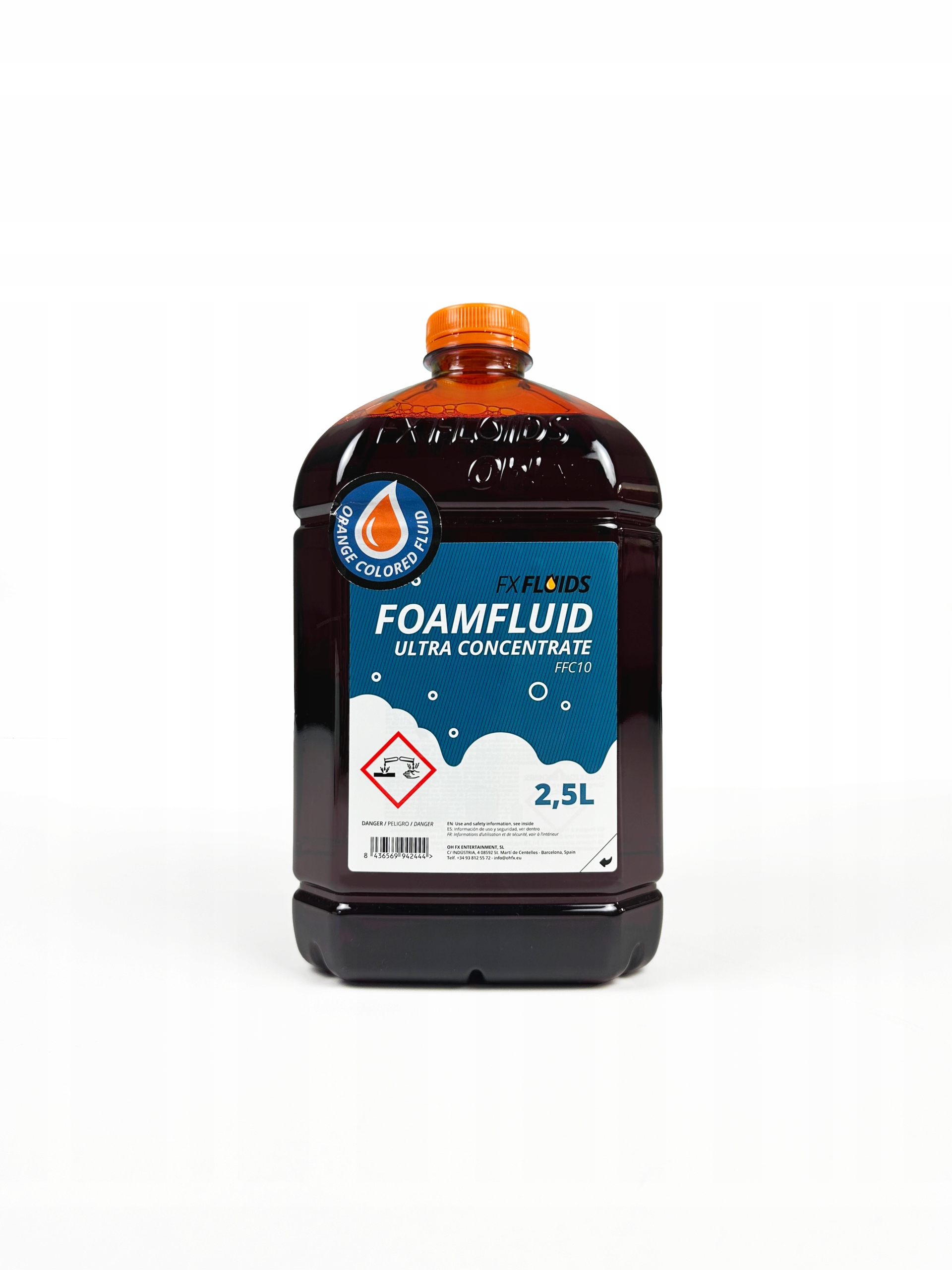 Pomarańczowy płyn do Piana Party Oh!fx Koncentrat do wytwornicy 2,5 l