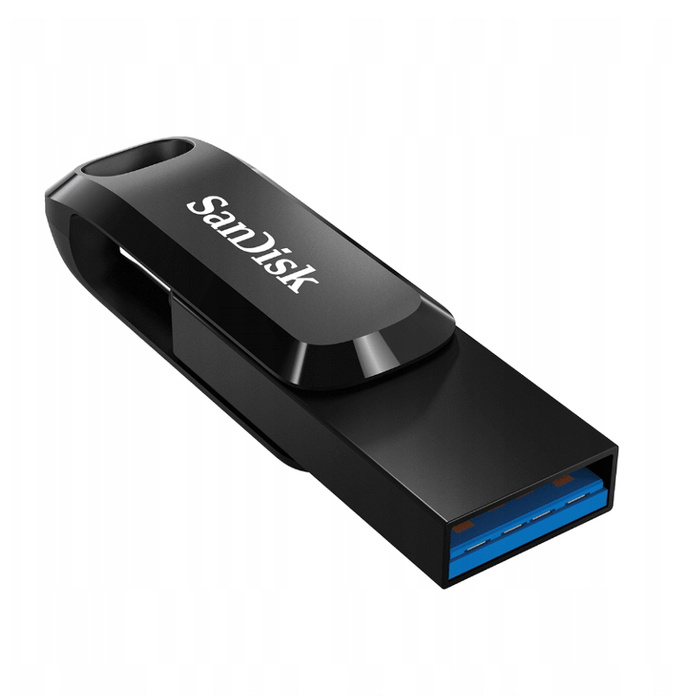 SANDISK PAMIĘĆ PENDRIVE 64GB DUAL DRIVE USB-C 3.1 Kolor czarny