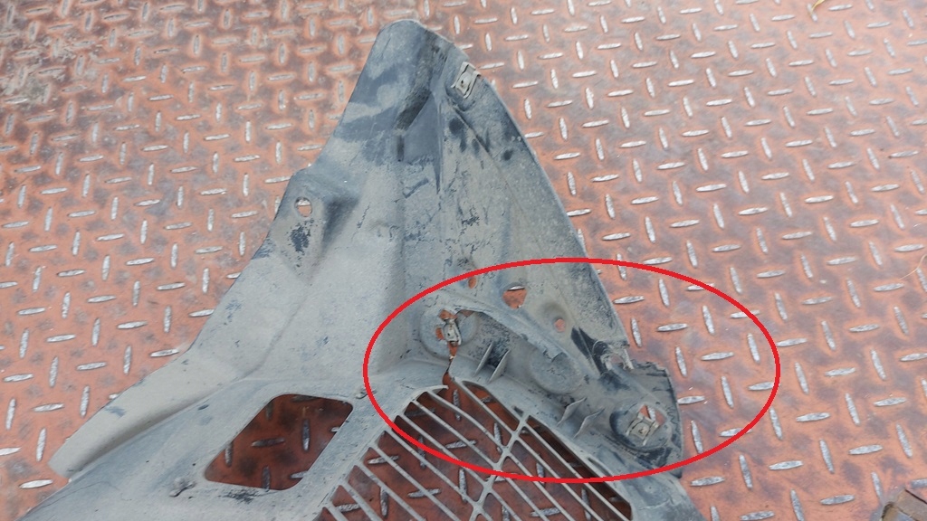part front mudguard right front BMW X3 F25 X4 F26