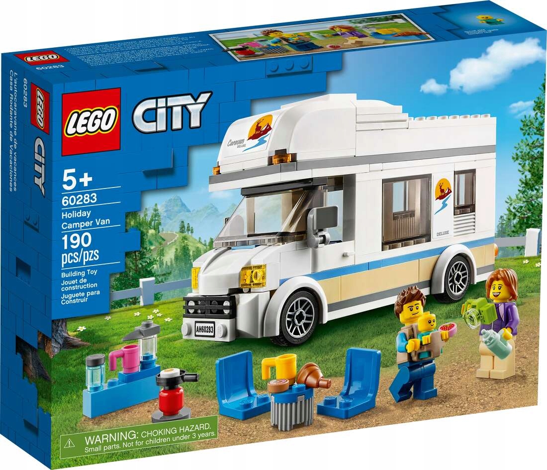 

Lego City Wakacyjny Kamper 190 Elementów 60283