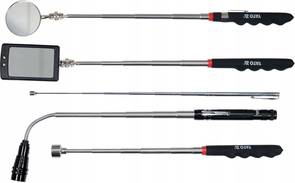 ZESTAW INSPEKCYJNY YATO LUSTERKA CHWYTAKI 5 CZĘŚCI