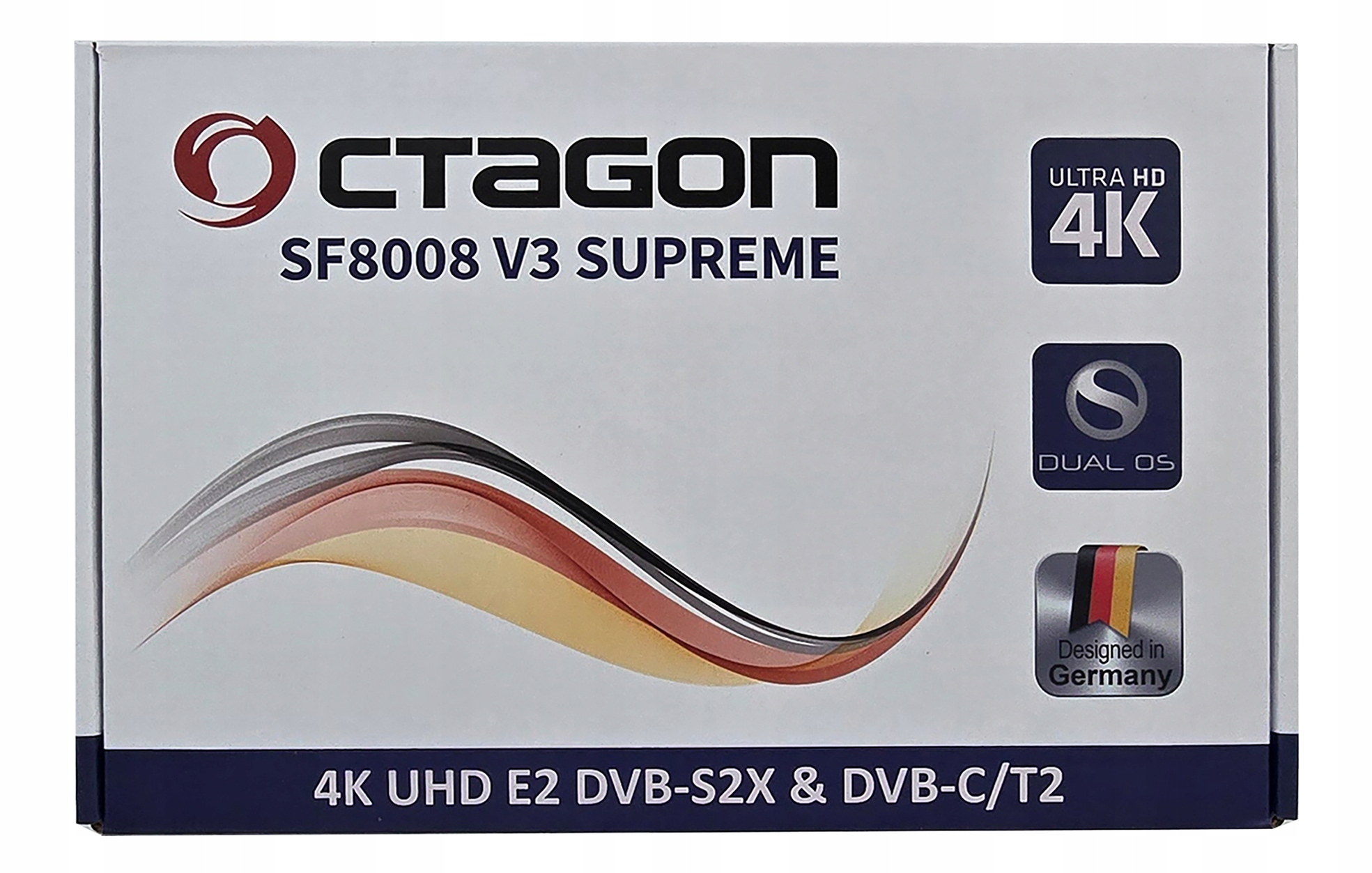 Octagon SF8008 V3 Supreme Combo 4K 1xDVB-S2X 1xDVB-T2/C Linux E2