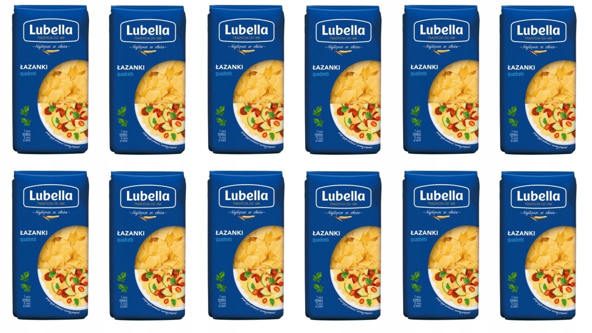 12 x 400 g Lubella Těstoviny lazanki