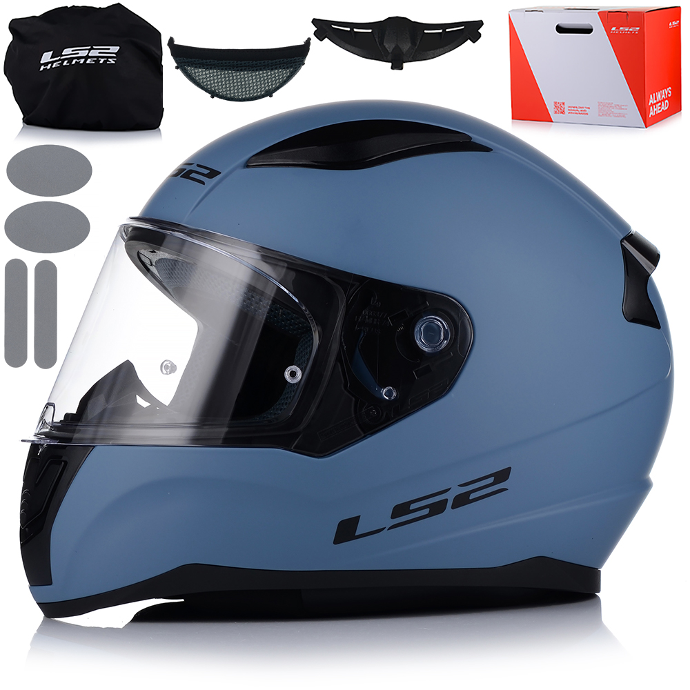 Motocyklová Prilba LS2 FF353 Rapid II Misty Blue Systém Pinlock Ecer 22.06