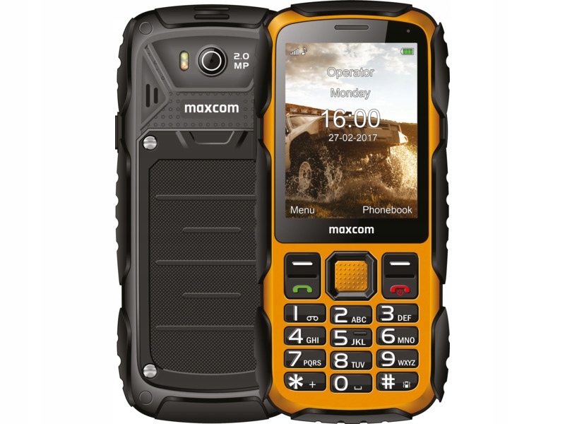 Telefon Maxcom MM920L IP67 Żółty