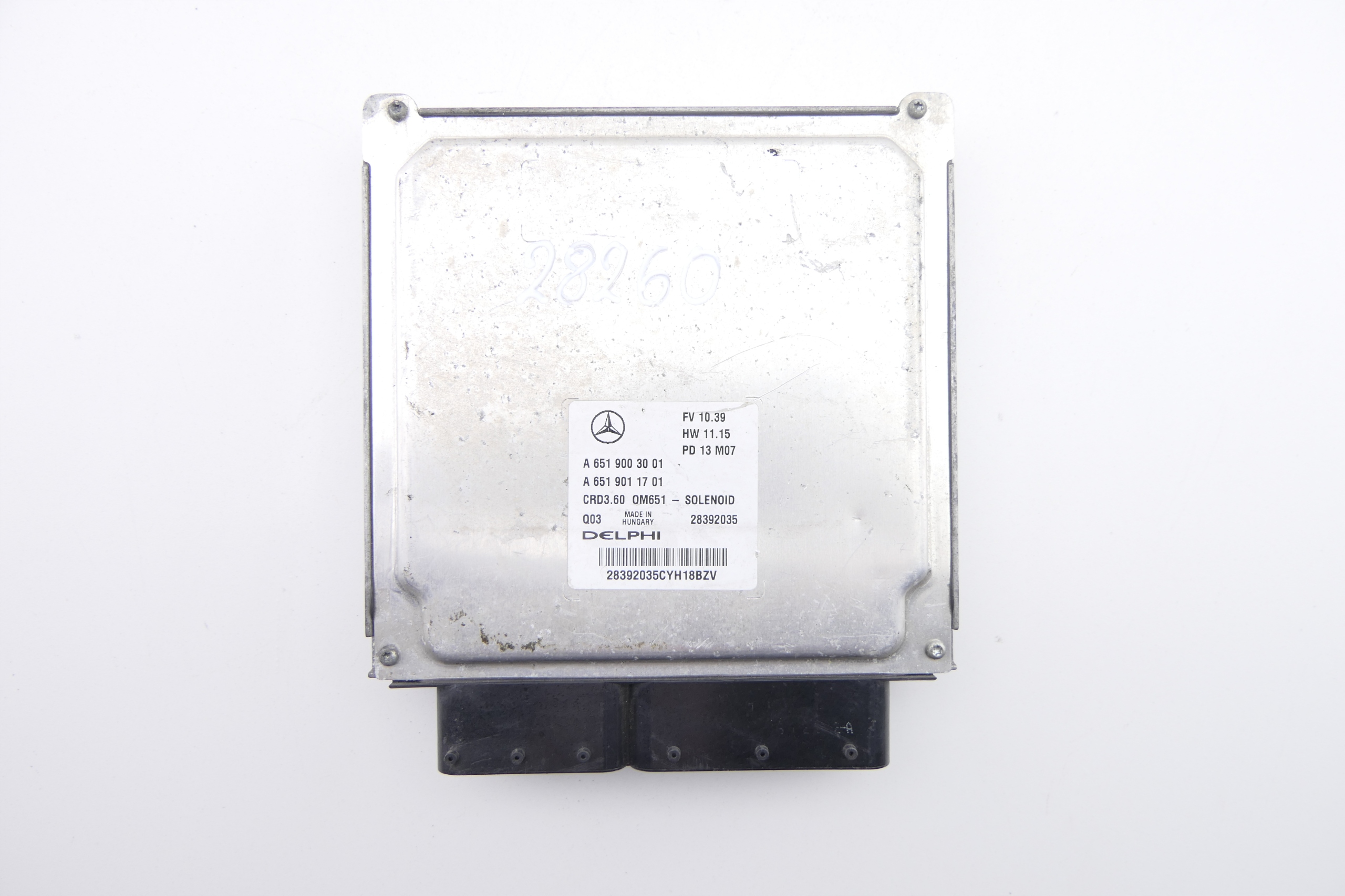 control unit of the engine MERCEDES W246 2.2CDI A6519003001