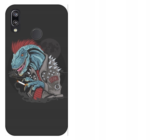 

Etui pokrowiec Huawei P20 Lite Punk dinozaur
