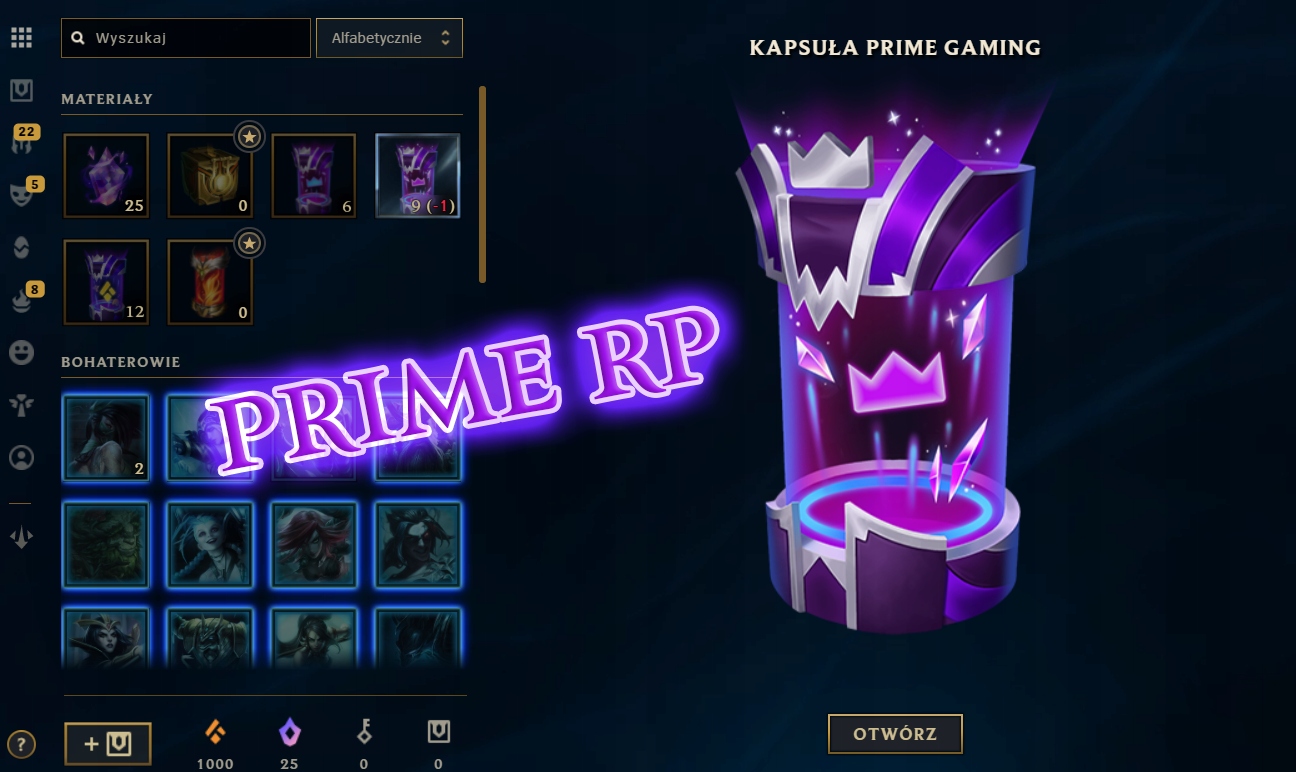 League of Legends LoL Hall of Legends PASS (5035rp) SAFE PRIME RP! Platforma PC