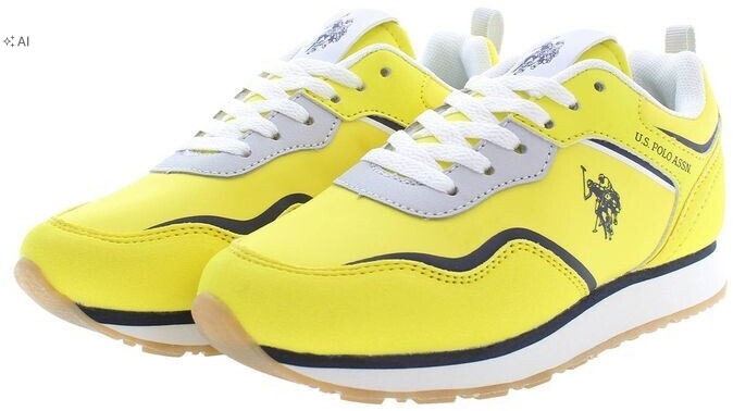 U.s. Polo Assn. Sportowe Sneakersy Żółte Z Gumową Podeszwą 39 U3A