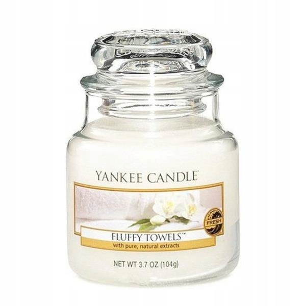 

Yankee Candle Świeca Zapachowa Fluffy Towels 104g