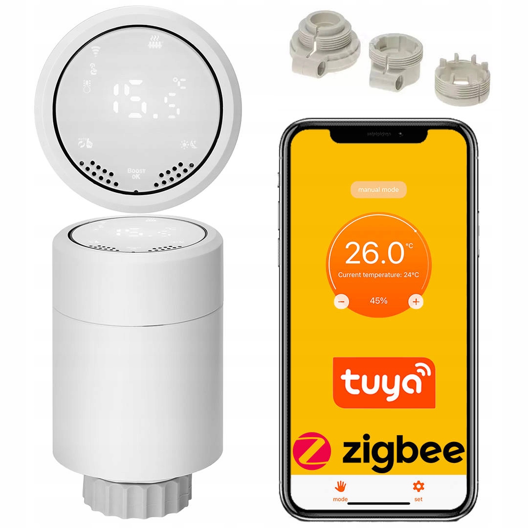 Hlavice Tuya Zigbee Termostatická Smart radiátorová