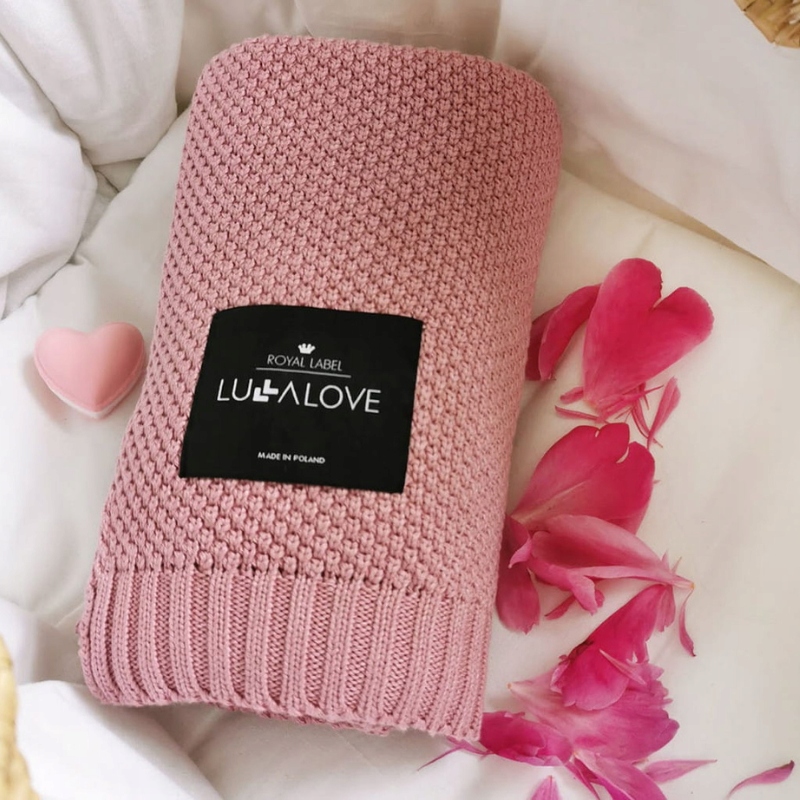 Bambusowy koc makaronik piwonia - LULLALOVE Kod producenta LL 6210