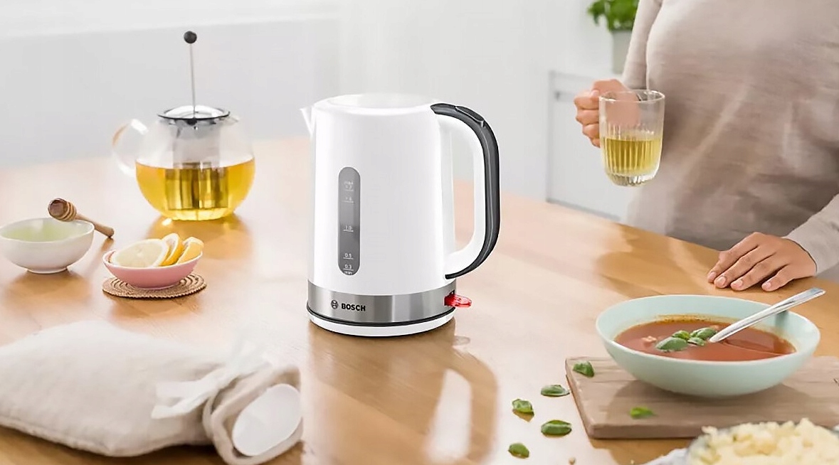 Czajnik elektryczny Bosch TWK6A511 2200W biały EAN (GTIN) 4242005365784