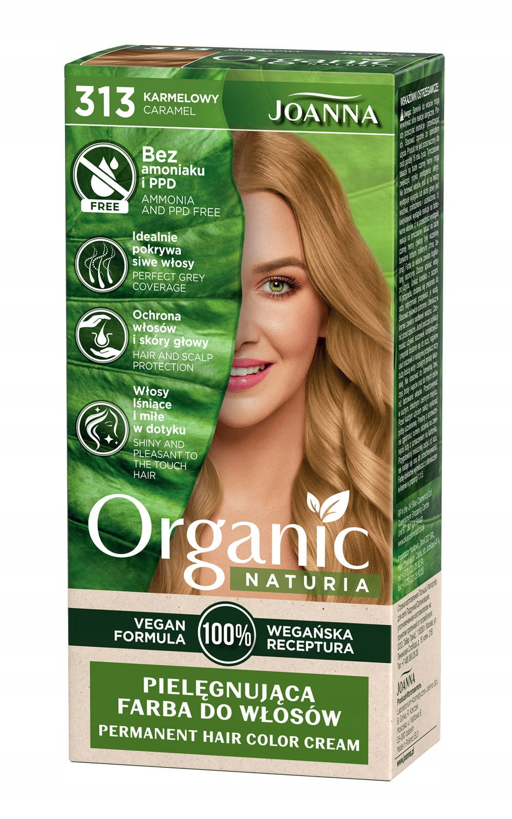 

Joanna Naturia Organic Vegan 313 Karmelowy