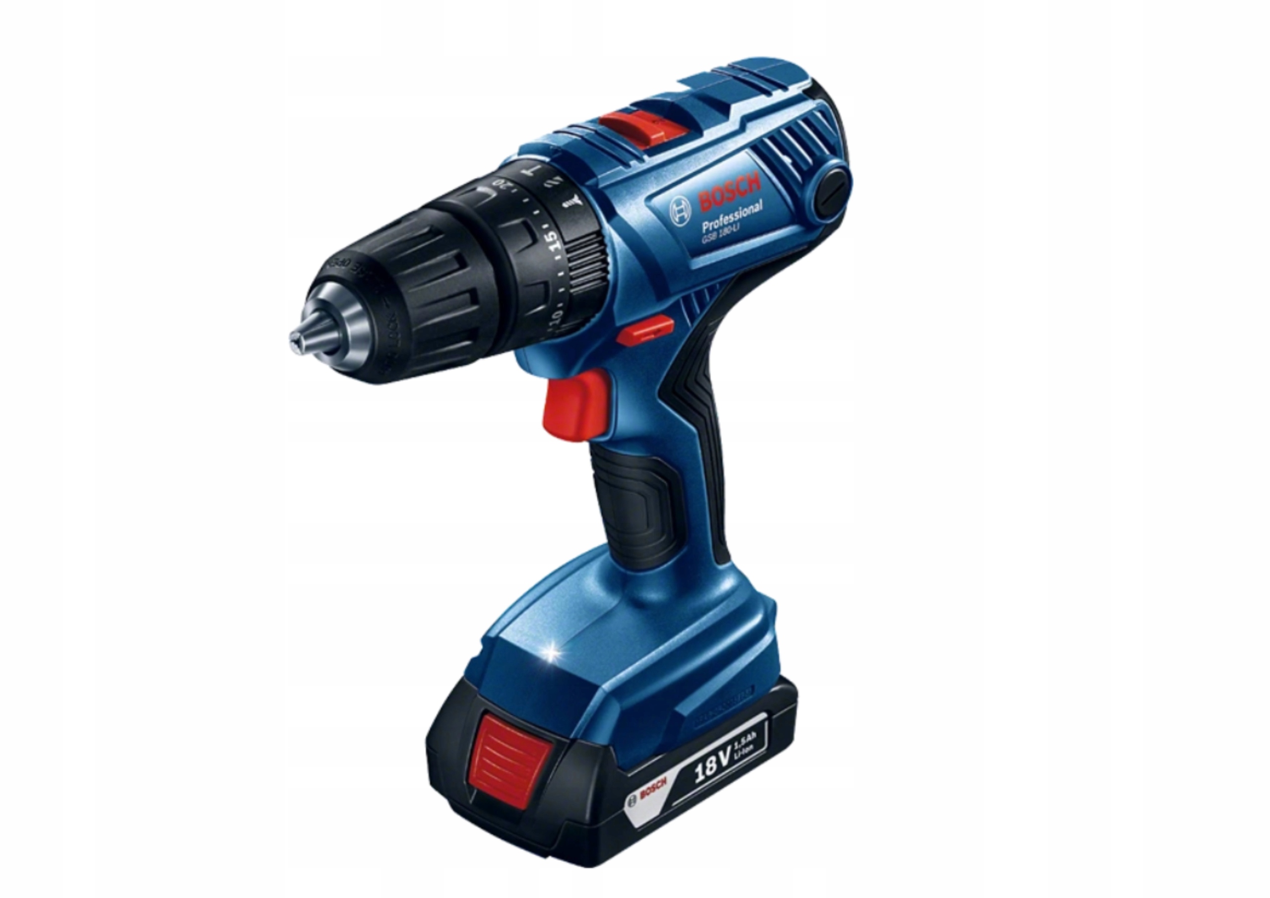 Bosch Gsb 180-LI Wkrętarka Udarowa 2x2Ah 06019F8307